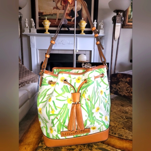 Handbags - Dooney & Bourke Floral Bucket Bag
